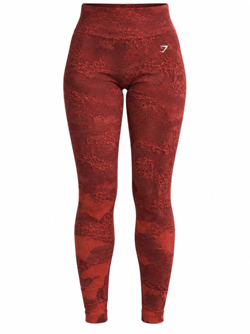 💖 2/$40 Gymshark Adapt Camo Seamless Brick Red High Rise Leggings Small